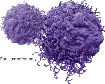 Illustration of XERMELO in cancer cell